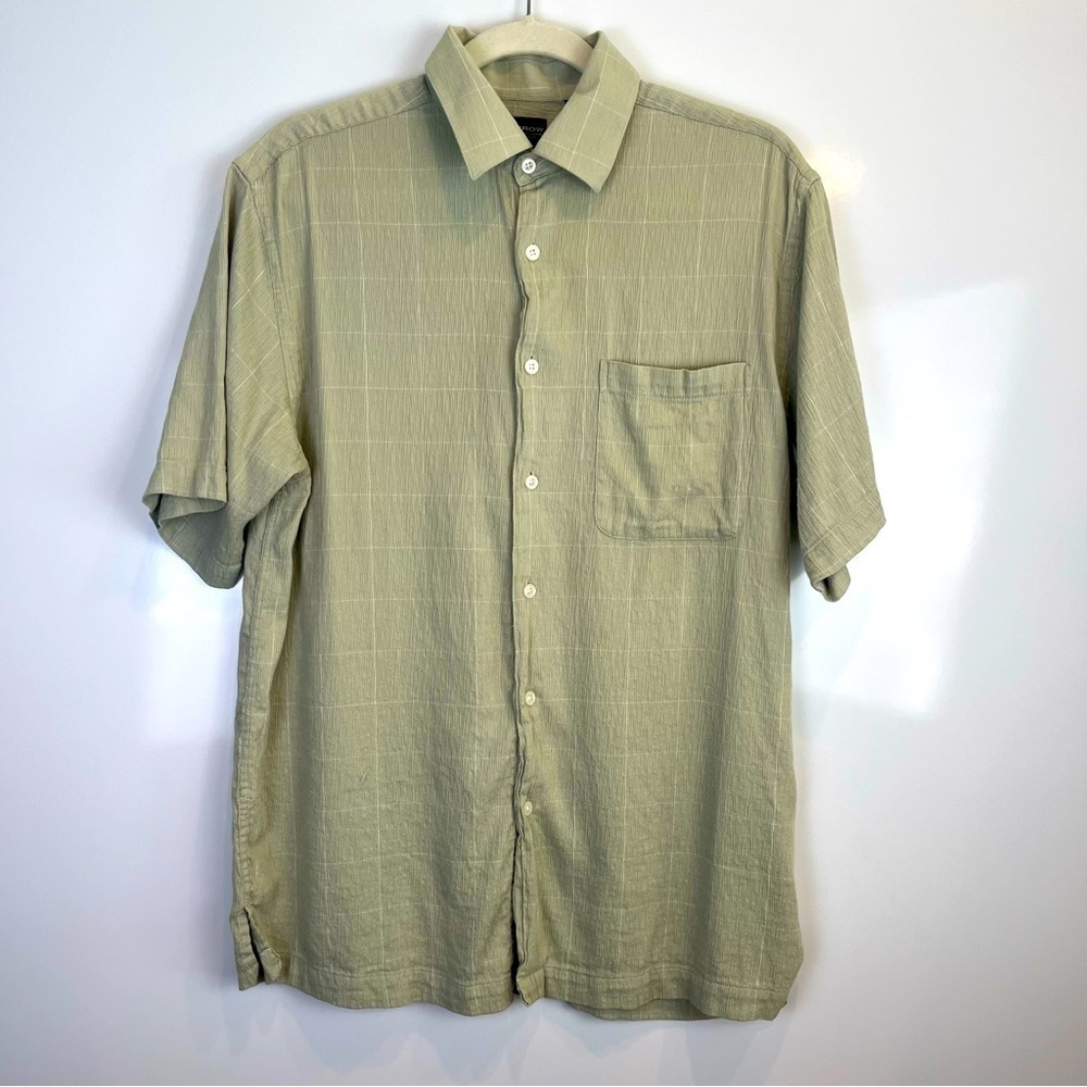 2/$30 Men's Casual Green Shirt Arrow